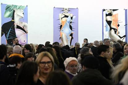 Zagreb: Otvorenje izložbe Dimitrija Popovića Mit mode u Galeriji Bačva
