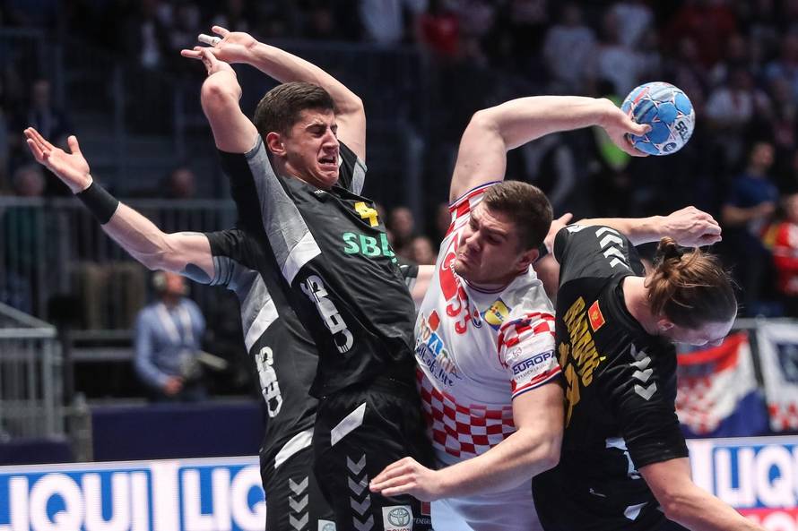 Graz: Rukometna utakmica Hrvatska - Crna Gora