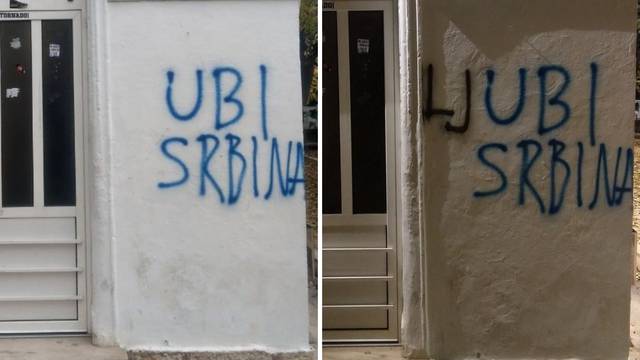 Zadranin 'Ubi Srbina' ispravio u 'Ljubi Srbina': Puno je lipše...
