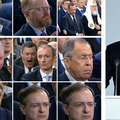 Ovo su lica Putinovih najbližih suradnika dok on drži govor