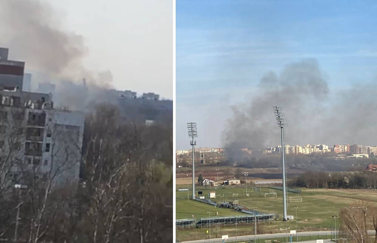 U požaru u Novom Zagrebu izgorjela drvena baraka: 'Bio je jako velik dim, svi su ga vidjeli'