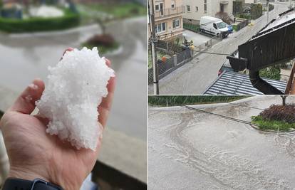 Ceste bijele, a nije Božić: Tuča i jak pljusak pogodili su Zagreb