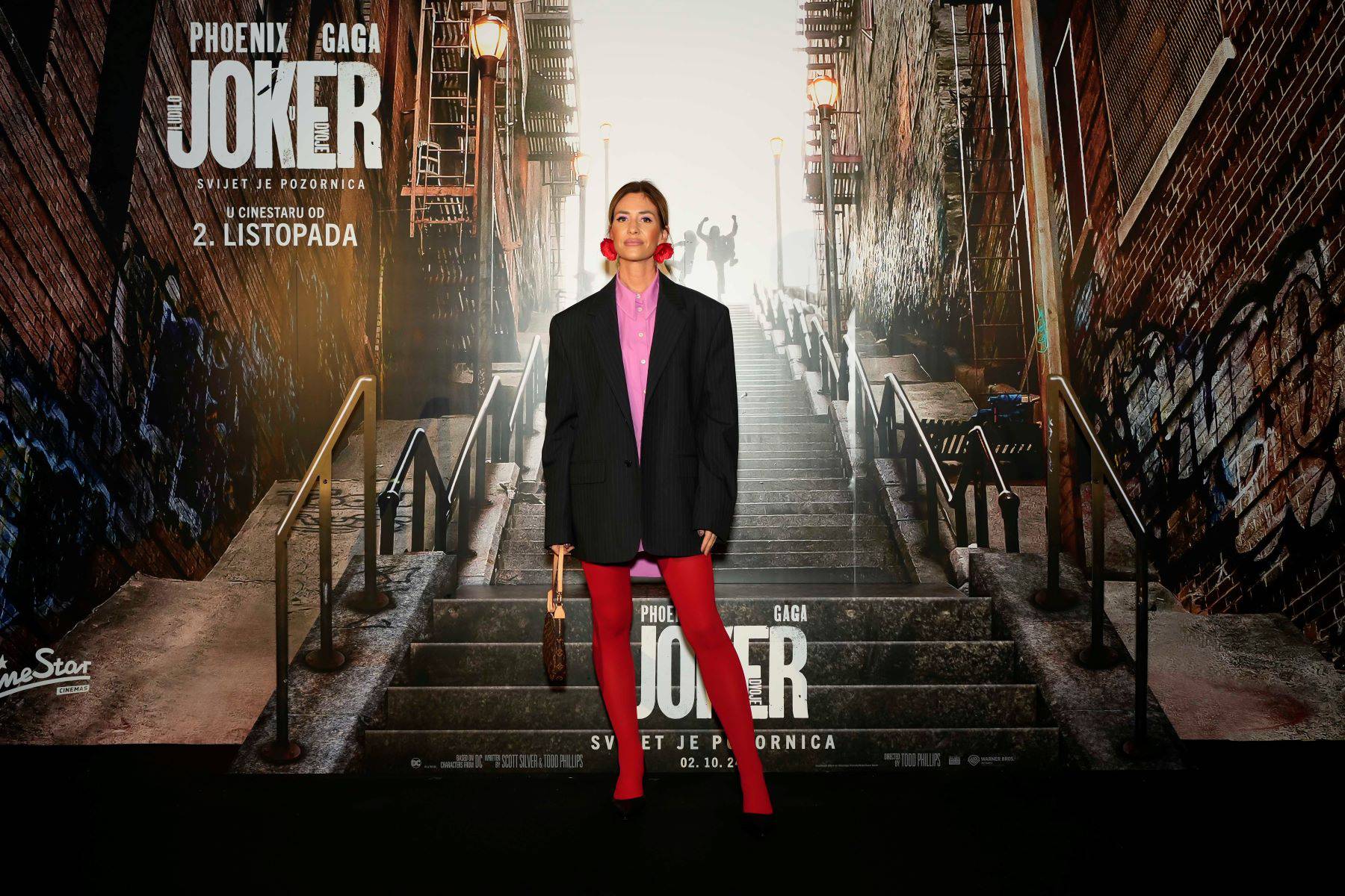 Petko na premijeru filma 'Joker: Ludilo u dvoje' stigao kao Joker