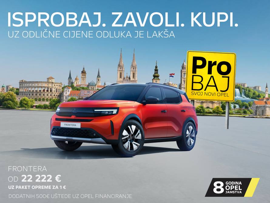 Opel ProBAJ ponuda: Uzbudljive testne vožnje, fantastične cijene uz Opel financiranje