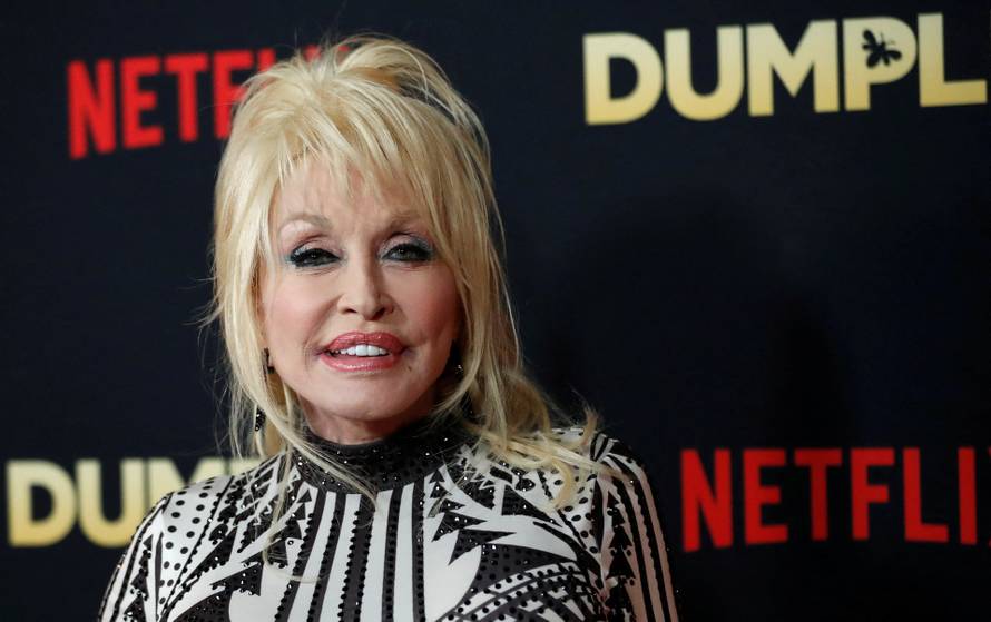 FILE PHOTO: Dolly Parton poses at a premiere for the movie Dumplin' in Los Angeles, California