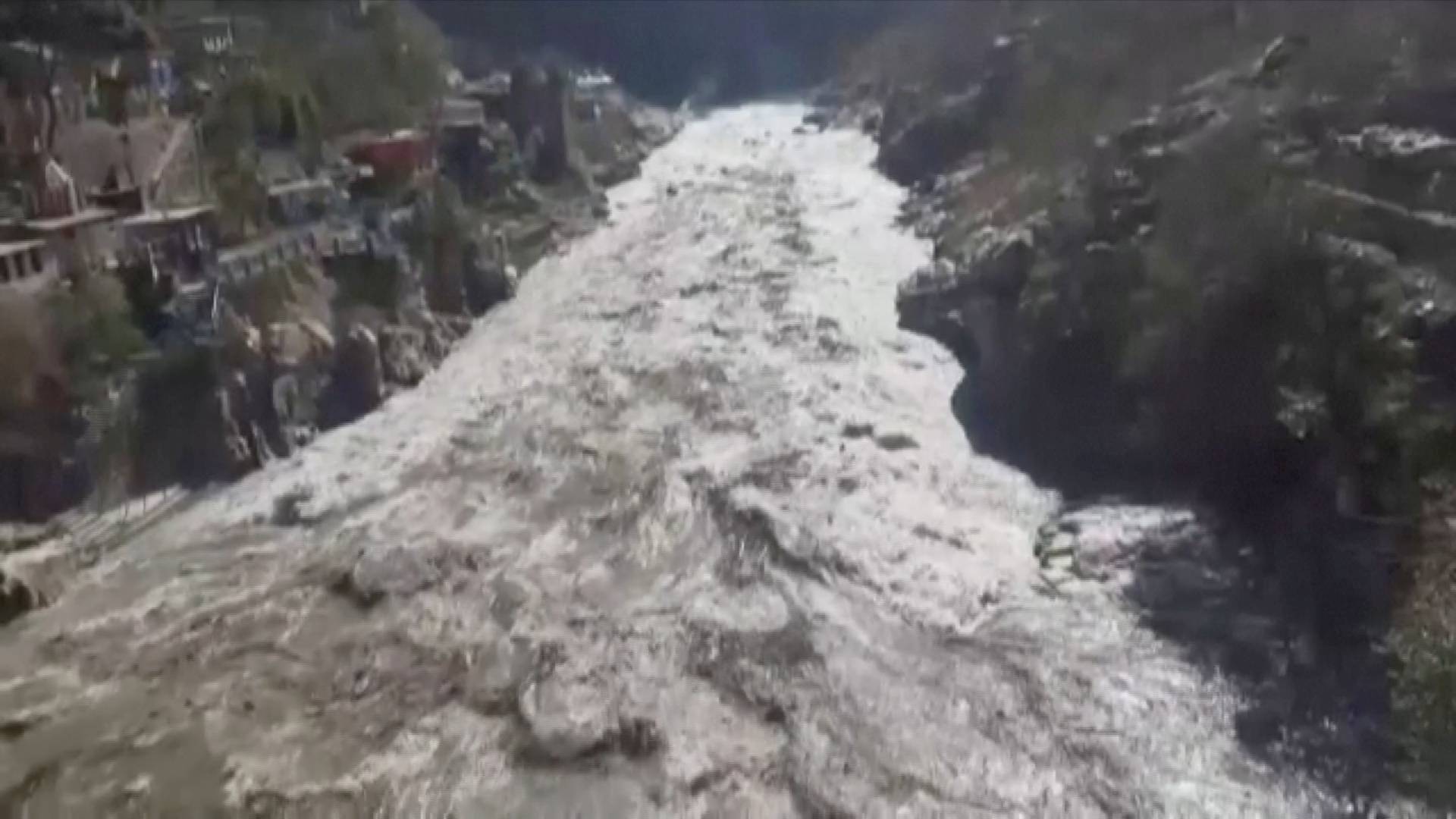 Landslide and flood in Uttarakhand state