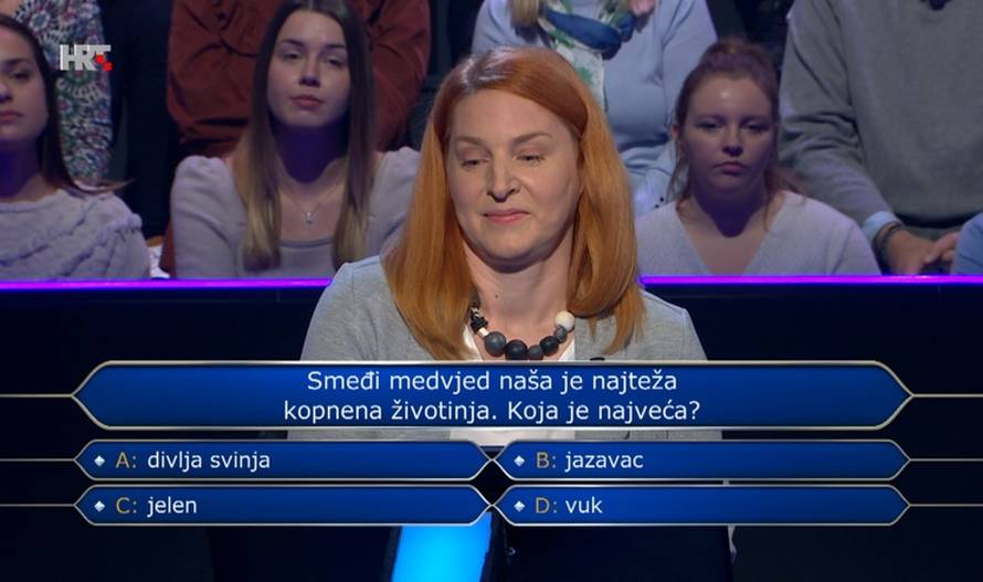 Ivana je u 'Milijunašu' osvojila 18 tisuća eura, a tri odgovora je dijele od vrtoglavih 150 tisuća