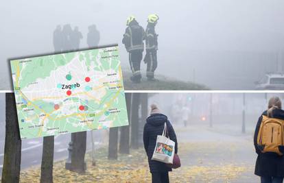 Zrak u Zagrebu u crvenom: 'Noć je bila hladna i nema vjetra, a magla to sve može i pojačati'