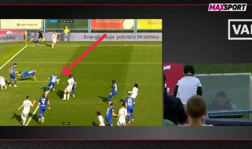 VIDEO Pajač nije svirao penal za Hajduk, a onda se uključio VAR. Evo zašto je promijenio odluku