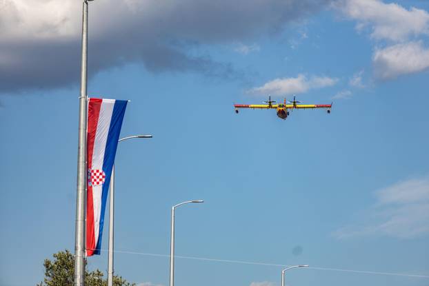 Zagreb: Generalna proba svečanog vojnog mimohoda - zračne snage 