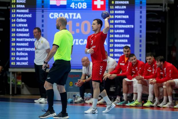 Zadar: Prijateljska utakmica između Hrvatske i Švicarske