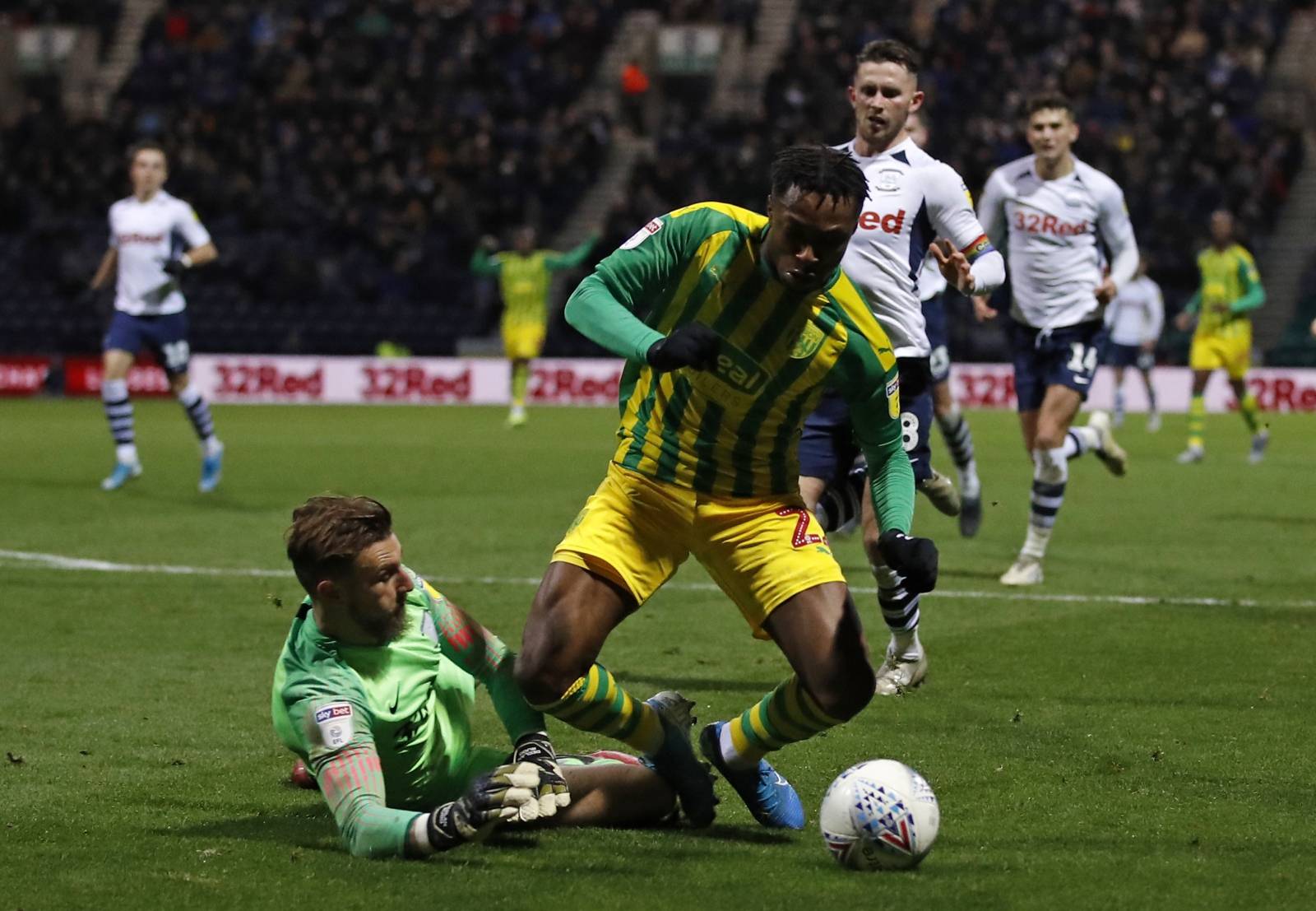 Preston North End v West Bromwich Albion - Sky Bet Championship - Deepdale