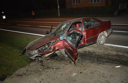 Automobil sletio s ceste kod Bjelovara, vozač je ozlijeđen