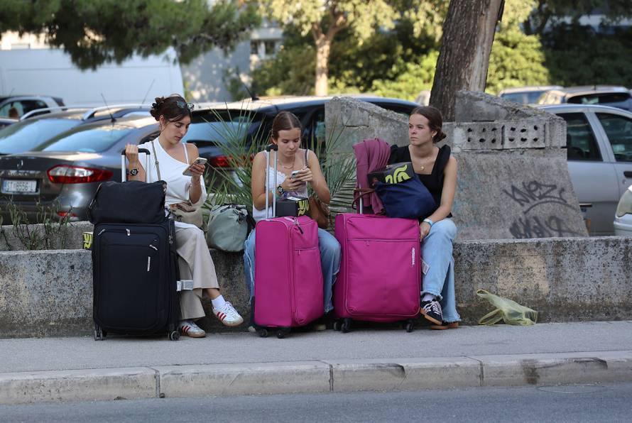 Split: Centar grada uoči početka Ultre 