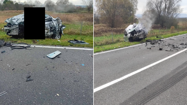 Teška nesreća kod Varaždina: Auto se sudario s kamionom, poginuo vozač, zatvorili cestu