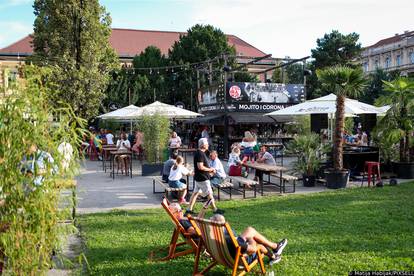 FOTO Ljetno fuliranje u Zagrebu: Kokteli i zabava kao na plaži