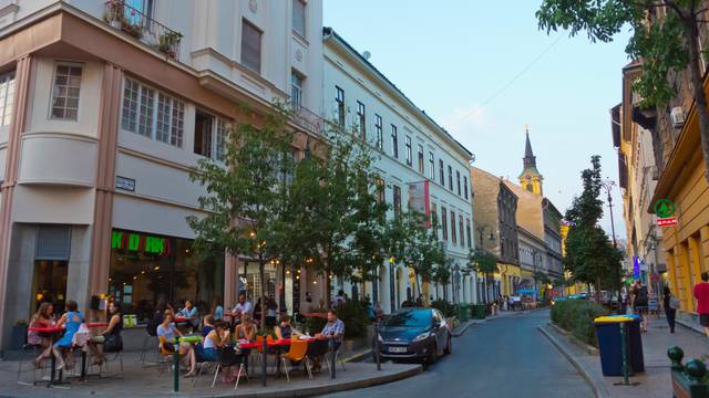 Kiraly utca, Erzsébetváros, Budapest, Hungary