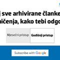 Čitajte bogatu arhivu Poslovnog dnevnika - registrirajte se putem Subscribe with Google