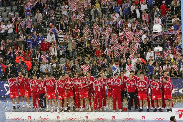 ARHIVA - Zagreb: SP 2009. Ceremonija dodjele medalja