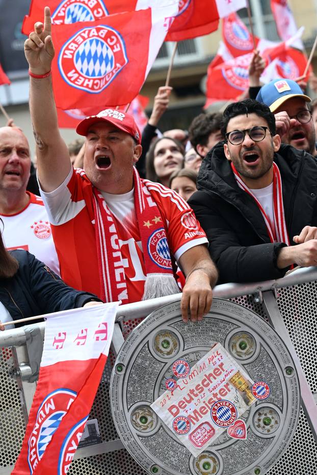 Bundesliga - Bayern Munich celebrates winning the 2026 Bundesliga title