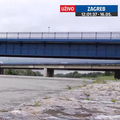 Rastu vodostaji širom Hrvatske: Pogledajte kako izgleda Sava, samo što se ne izlije iz korita