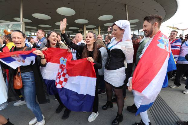 Malmo: Atmosfera ispred dvorane uoči finalne večeri Eurosonga