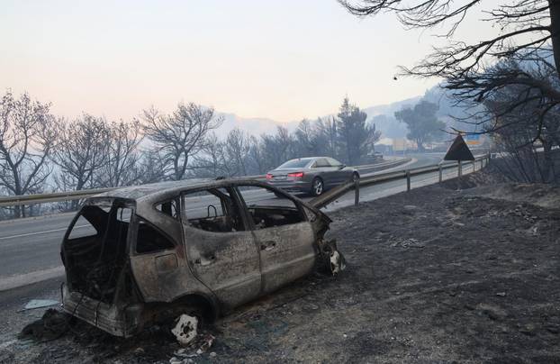 Posljedice požara kod Omiša