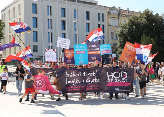 Prvi put u Šibeniku održan Hod za život