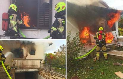 Nakon eksplozije plina planula kuća, podstanar se uspio spasiti