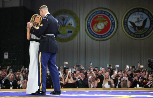 Commander in Chief Ball in honor of Donald Trump's inauguration in Washington