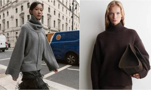 Vunene veste širokog ovratnika - stilske igre s pletivom dio su svijeta dnevnog i večernjeg stila