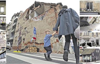 Zagreb i dalje u okovima skela i zaštitnih ograda: 'Kod nas još traje potres, pao je dio fasade'