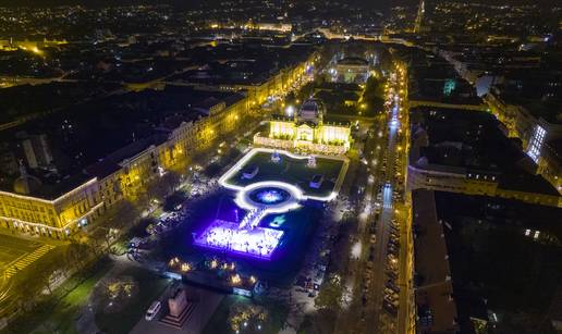 Pogledajte koliko prekrasno Advent u Zagrebu izgleda iz zraka i u čemu možete uživati