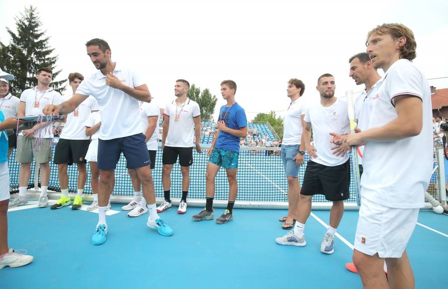 Petrinja: Marin Čilić i Luka Modrić osvojili humanitarni turnir Gem Set Hrvatska