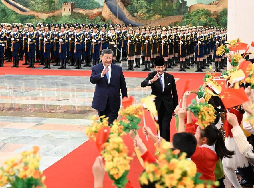 CHINA-BEIJING-XI JINPING-BRUNEI-SULTAN-TALKS (CN)