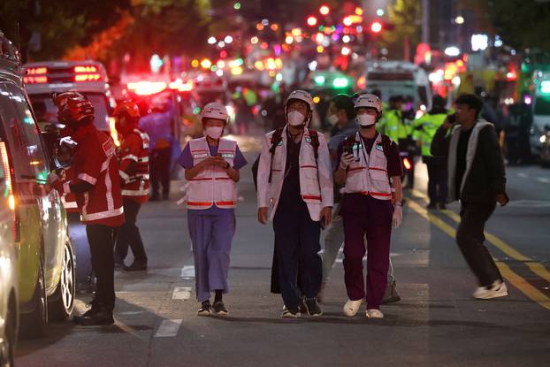 Stampede during Halloween festival in Seoul