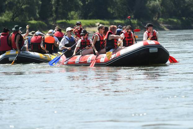 Rafting Hrvatskom Amazonom - Drava 2025. od legradskog ušća Mure u Dravu do Ješkova