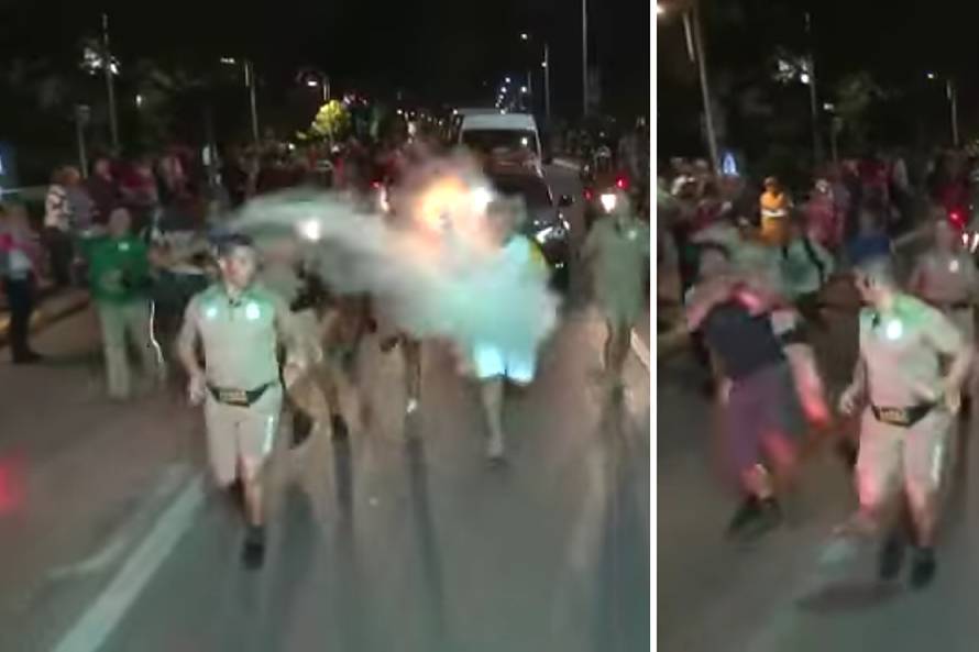 Umalo ugasio olimpijsku baklju u Brazilu: Plamen ipak preživio