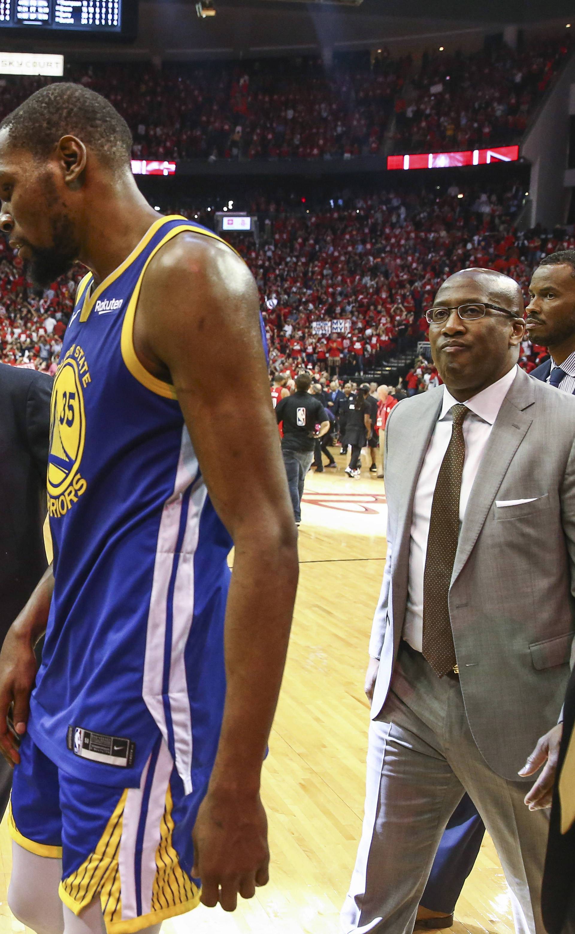 NBA: Playoffs-Golden State Warriors at Houston Rockets