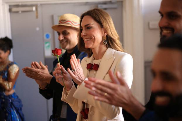 Britain's Catherine, Princess of Wales, visits Leicester