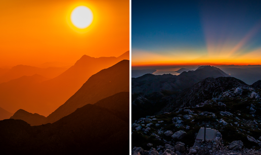 FOTO Prizori sunca potonulog iza horizonta: Biokovo je zasjalo u najljep&scaron;im bojama