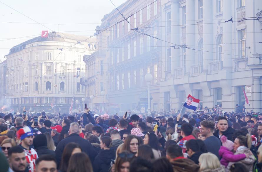 Zagreb: Svečani doček rukometaša nakon osvojenog srebra na Svjetskom prvenstvu