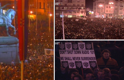 Više od 100.000 ljudi izašlo je na trg za Stojedinicu: 'Bilo bi mrtvih da sam slušao Tuđmana'