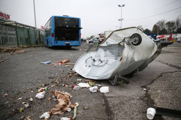 Zagreb: Prometna nesreća ZET-ovog autobusa na Zelenoj tržnici