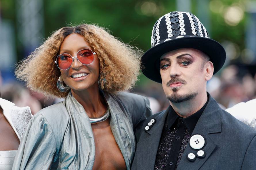 Eurovision Song Contest's 'Turquoise Carpet' event in Vienna