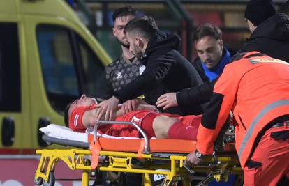 Stravična ozljeda Jurića! Krikovi odjekivali stadionom u V. Gorici: 'Ajme, ajme. Ovo je katastrofa'