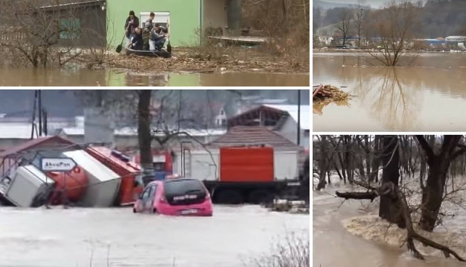 Kaos u Srbiji: Evakuiraju ljude, izlile se rijeke, prijete i klizišta