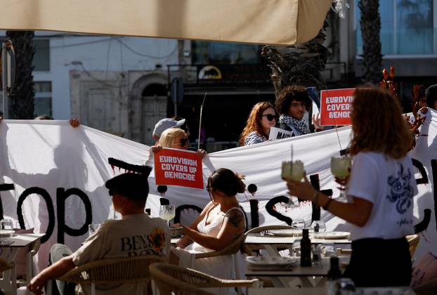 Pro-Palestinian protest to mark the 78th anniversary of the Nakba, in Malta