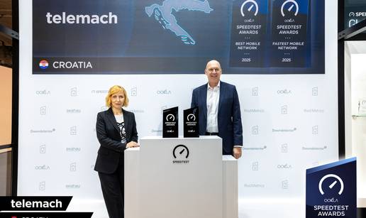 Telemachu priznanje Oookle za najbr&zcaron;u i najbolju mre&zcaron;u: 'Na&scaron;i korisnici prepoznali ulaganja'