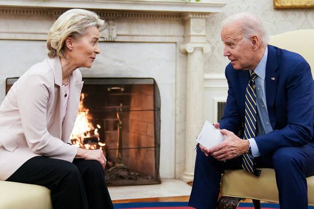 President Biden meets with President of the European Commission Ursula von der Leyen in Washington